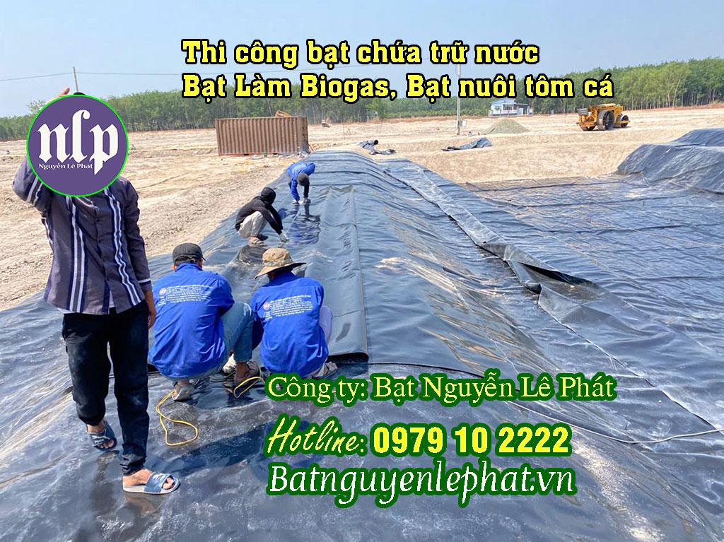 Bạt PE lót hồ ứng dụng trong công trình thủy lợi, đảm bảo hiệu quả trữ nước