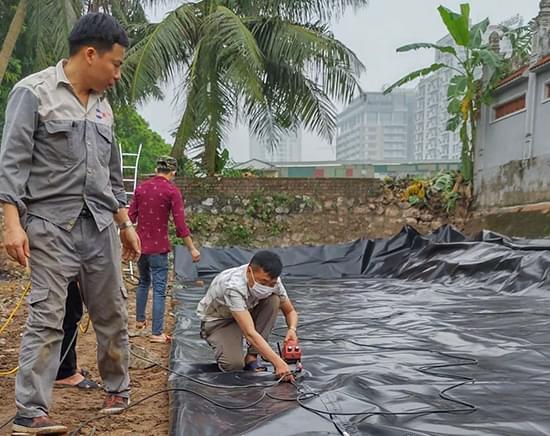 báo giá bạt lót ao tôm HDPE