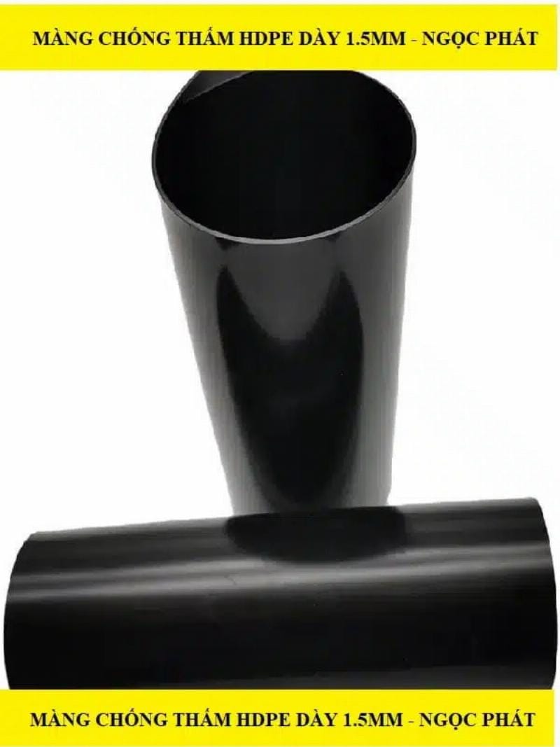 Báo giá màng chống thấm HDPE dày 1.5 mm cạnh tranh cho nhiều ứng dụng