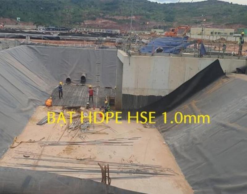 Bảo vệ công trình bằng màng chống thấm HDPE