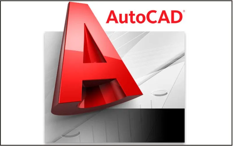 Biểu tượng và giao diện khởi động của AutoCAD, biểu trưng cho một phần mềm vẽ kỹ thuật hàng đầu thế giới