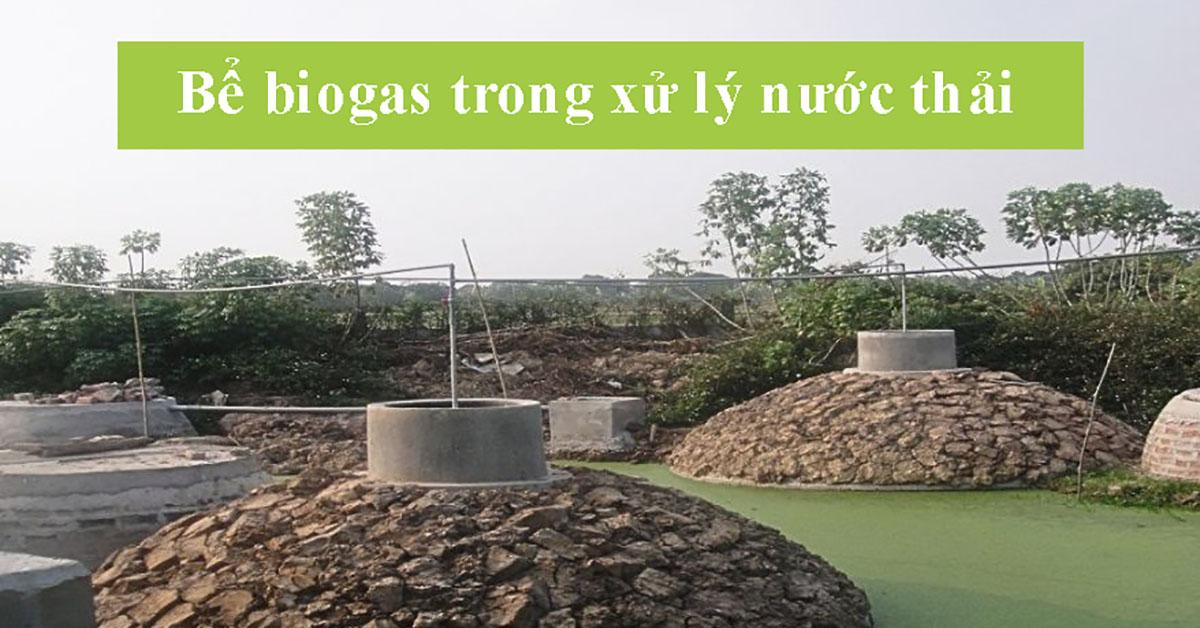 Nguyên lý hoạt động của bể biogas trong xử lý nước thải