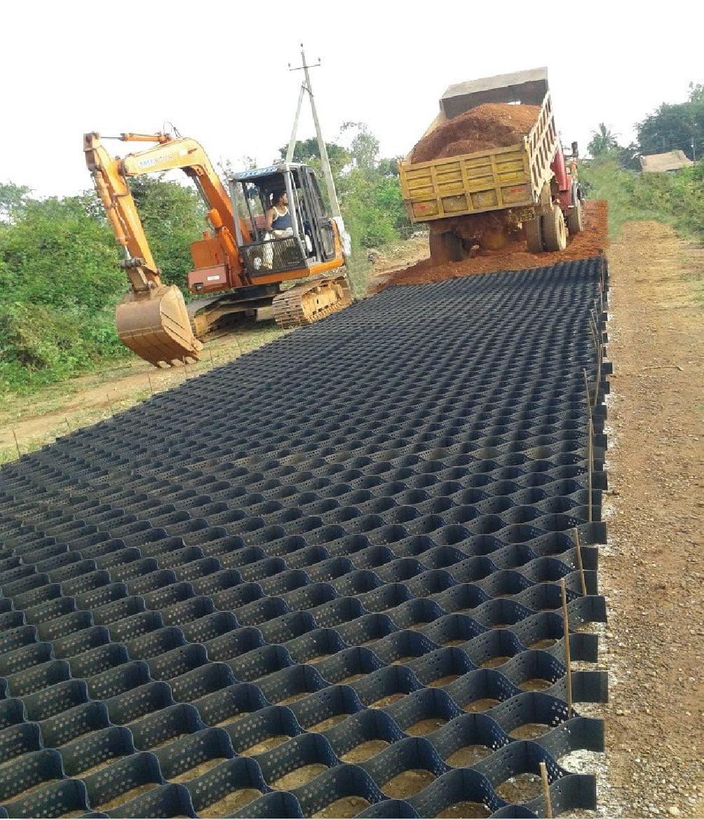 Cấu trúc bảo vệ mái dốc đê kè bằng vải địa kỹ thuật dml