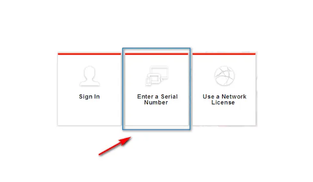 Chọn Enter a Serial Number để kích hoạt bản quyền AutoCAD 2018