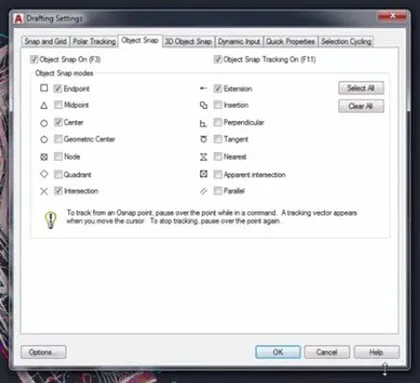 Cửa sổ thông báo và thao tác tùy chỉnh kích thước trong AutoCAD 2018, cải thiện trải nghiệm người dùng.