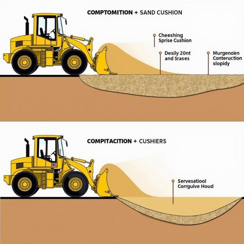 Lu lèn đệm cát là bước quan trọng để đảm bảo hiệu quả xử lý nền đất yếu