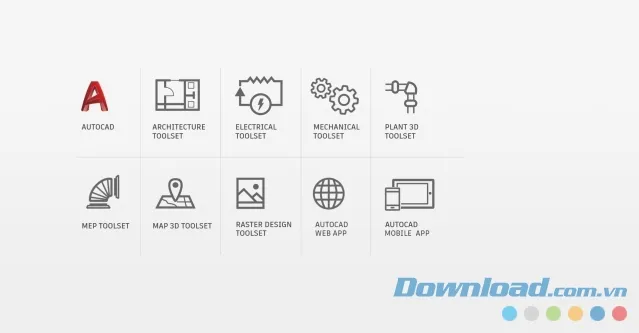 Giao diện tùy chỉnh của phần mềm đồ họa AutoCAD giúp người dùng tối ưu trải nghiệm thiết kế