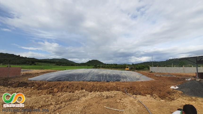 Mô hình hầm biogas sử dụng bạt HDPE
