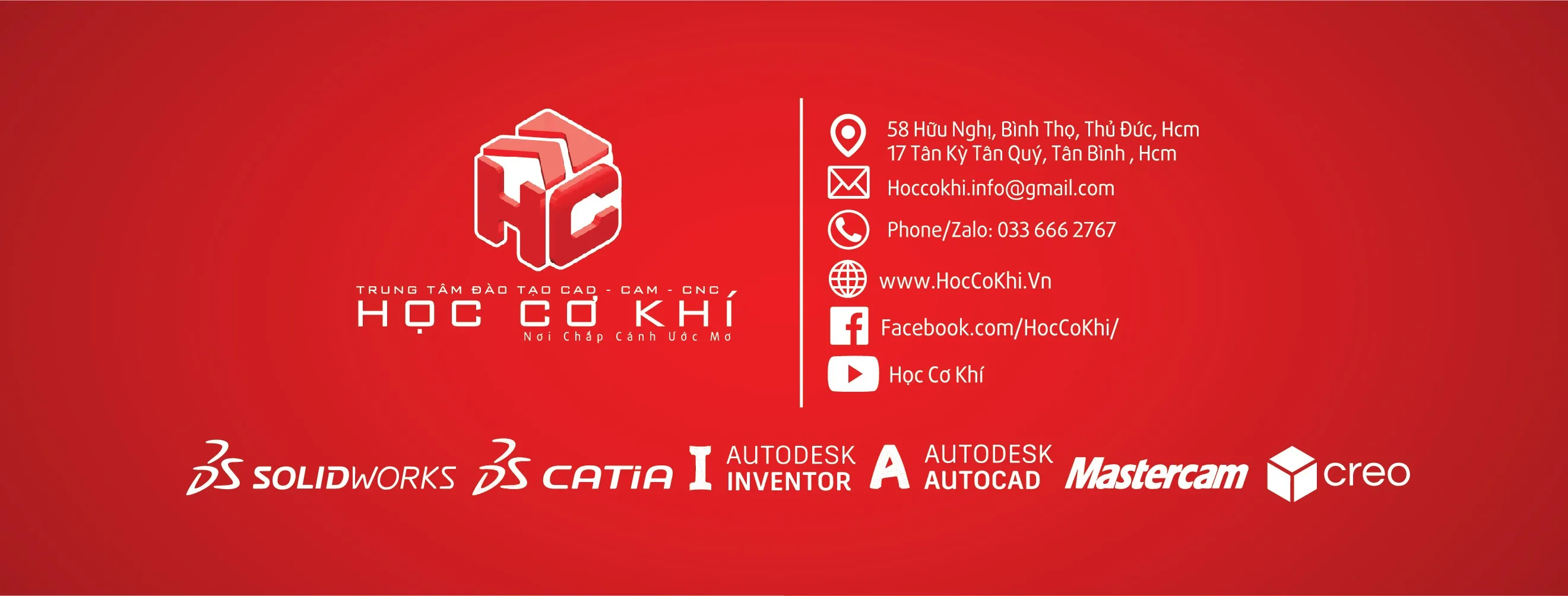 Hình ảnh logo của HocCoKhi.vn, trung tâm đào tạo AutoCAD 3D và các phần mềm thiết kế cơ khí hàng đầu tại Việt Nam