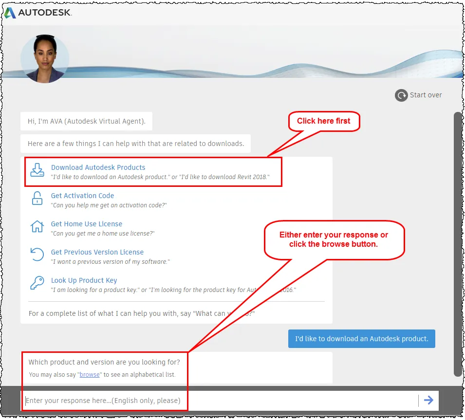 Hỗ trợ cài đặt Autodesk nhanh chóng qua Virtual Agent
