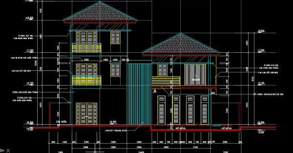 Học viên thực hành thành thạo các kỹ năng vẽ bản vẽ kiến trúc với phần mềm AutoCAD.