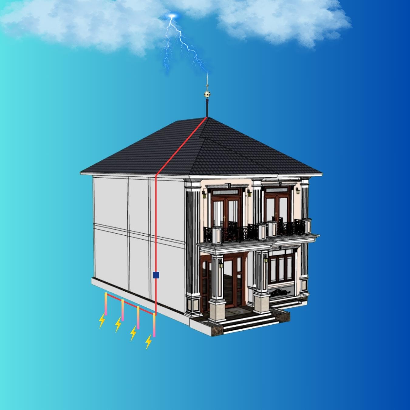 Chi tiết kết nối ống địa kỹ thuật với hệ thống cọc neo trong công trình hạ tầng