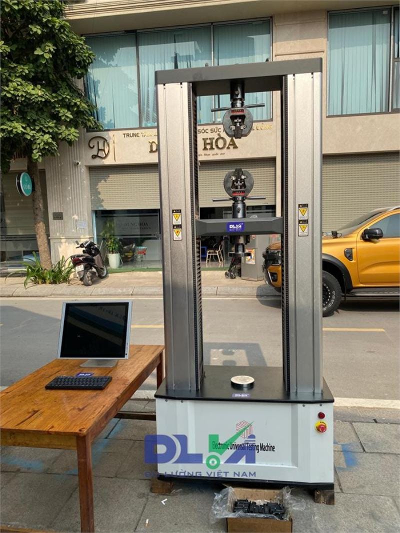 ket qua thi nghiem luc keo cua vai dia ky thuat tren may keo van nang, xac dinh kha nang chiu tai cua vat lieu