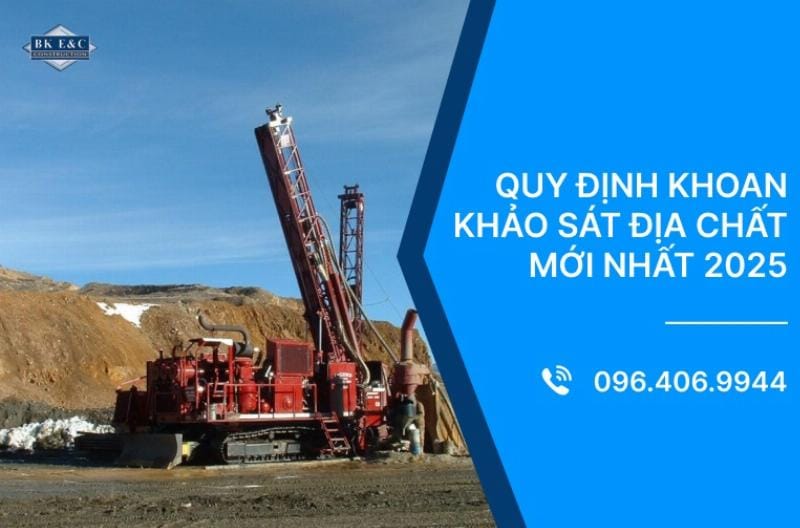 khoan địa chất công trình cho khảo sát địa kỹ thuật