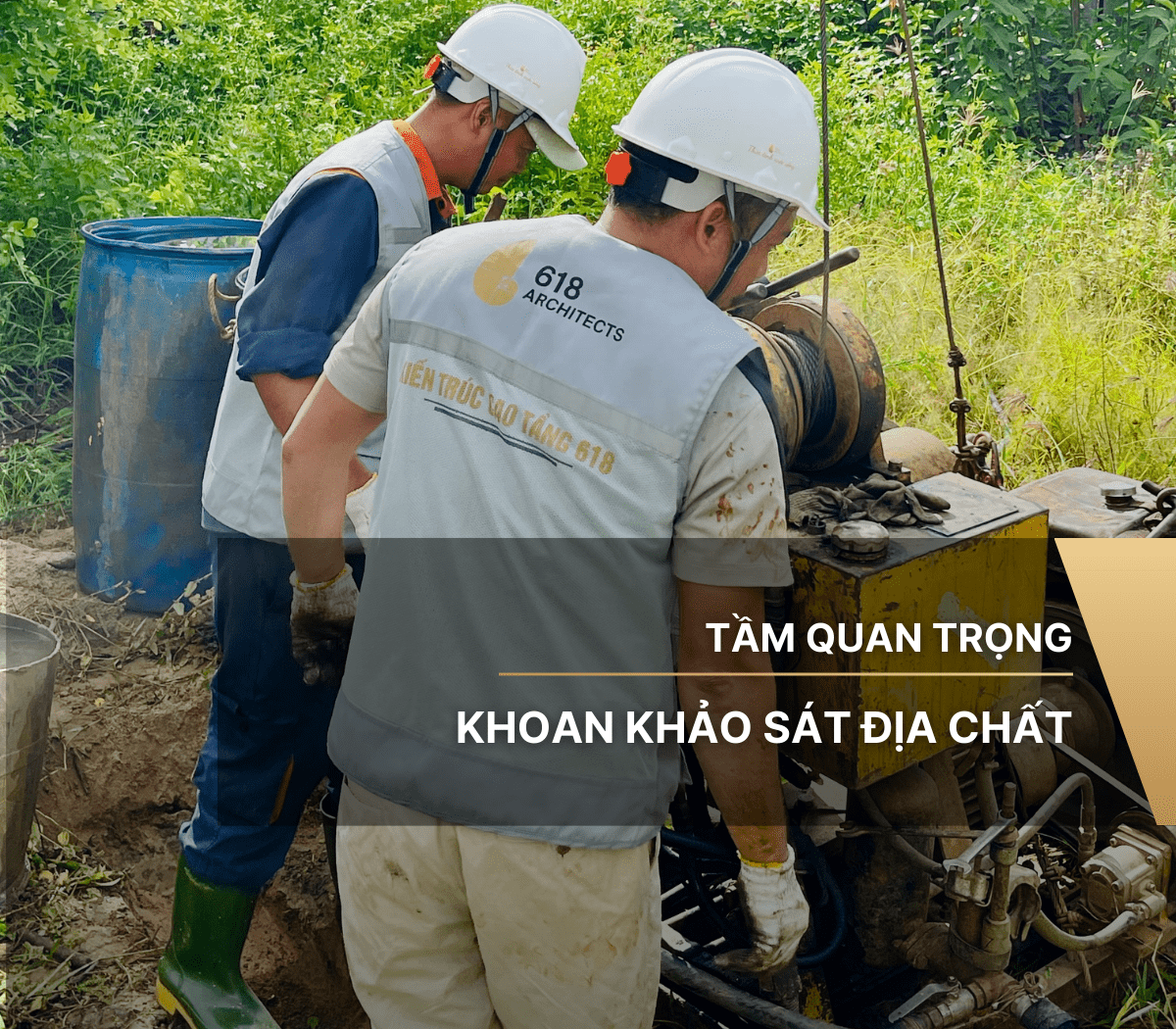 Khoan khảo sát địa chất công trình là bước quan trọng để hiểu về nền đất xây dựng
