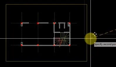 Khung tên bản vẽ AutoCAD với tỷ lệ 1:50 được thiết lập sau khi scale 50 lần