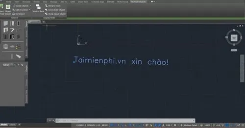 Kiểm tra hiển thị tiếng Việt trong AutoCAD sau khi cài đặt font thành công, đảm bảo không còn lỗi font và sẵn sàng cho công việc thiết kế trên AutoCAD 2015.