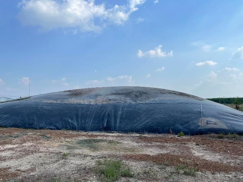 Việc đặt bể biogas nhựa trên nền đất bằng phẳng, đầm chặt là yếu tố quan trọng để đảm bảo sự ổn định và tuổi thọ của bể, tránh các tác động tiêu cực từ địa chất xung quanh.