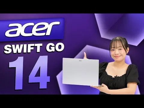 Laptop Acer Swift Go 14 AI SFG14 73 53X7 với màn hình chất lượng cao, phù hợp cho việc xem và chỉnh sửa các bản vẽ AutoCAD phức tạp.