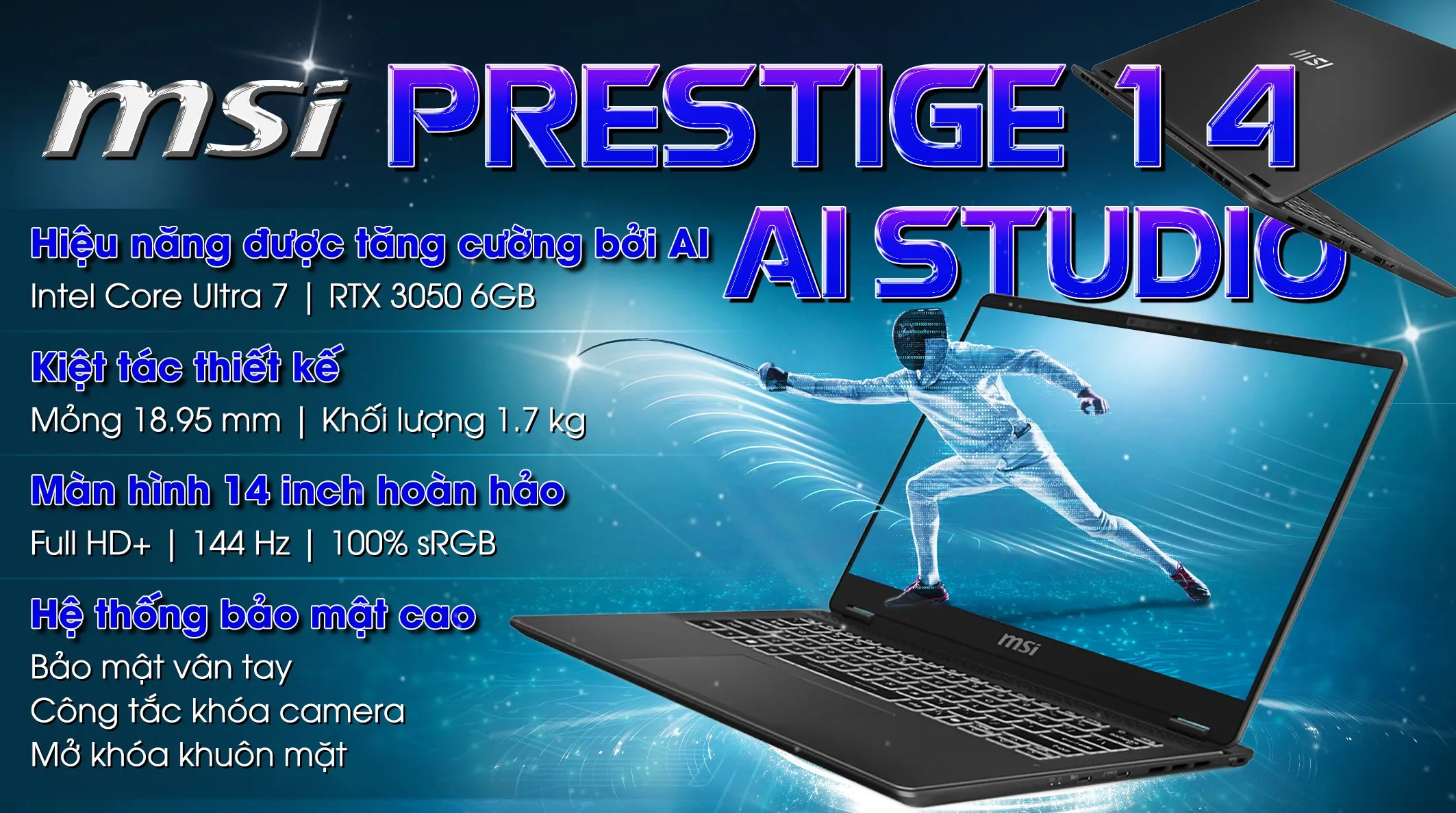 Laptop MSI Prestige 14 AI Studio C1UDXG màu xám, với màn hình hiển thị bản vẽ AutoCAD chi tiết, phù hợp cho thiết kế 3D và các tác vụ AI.