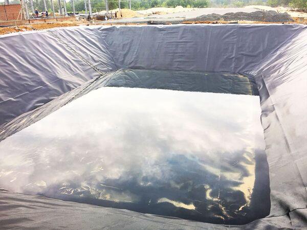 Lót ao tôm bằng bạt HDPE cho hiệu quả nuôi trồng thủy sản cao