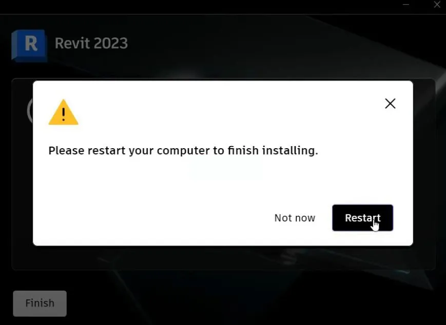 Màn hình lựa chọn thư mục cài đặt mặc định cho phần mềm Autodesk Revit