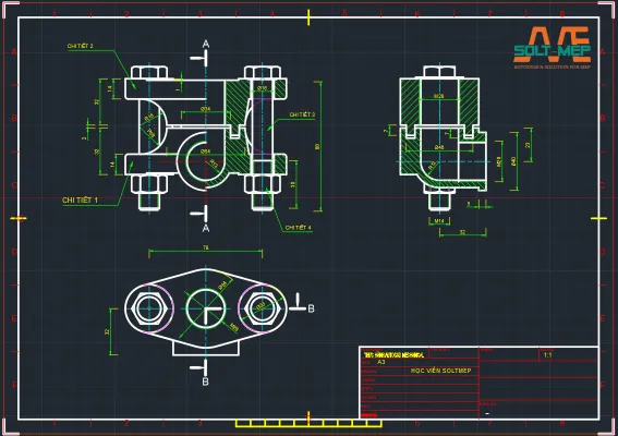 Màn hình máy tính hiển thị giao diện Autocad Mechanical với các công cụ thiết kế, nhấn mạnh lợi ích của việc học phần mềm để giải quyết các vấn đề kỹ thuật phức tạp.