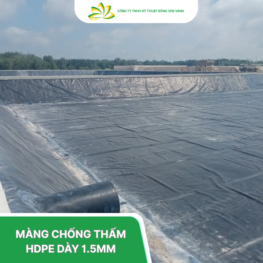 Quy trình thi công bạt HDPE chống thấm nước mặt cho công trình ngầm