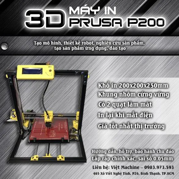 Máy in 3D Prusa, giải pháp hiện thực hóa các bản vẽ 3D từ AutoCAD 2007 thành mô hình vật lý
