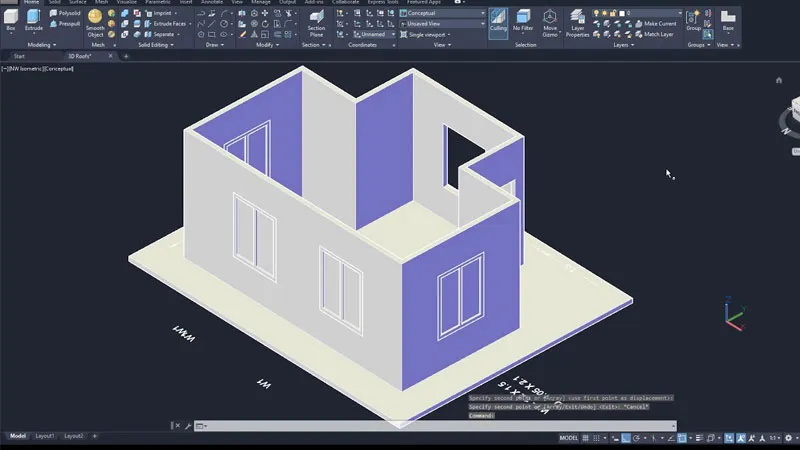 Mô hình 3D phức tạp được tạo dễ dàng bằng AutoCAD 2007