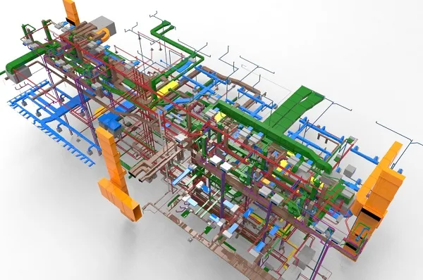 Mô hình hệ thống MEP phức tạp trong Revit