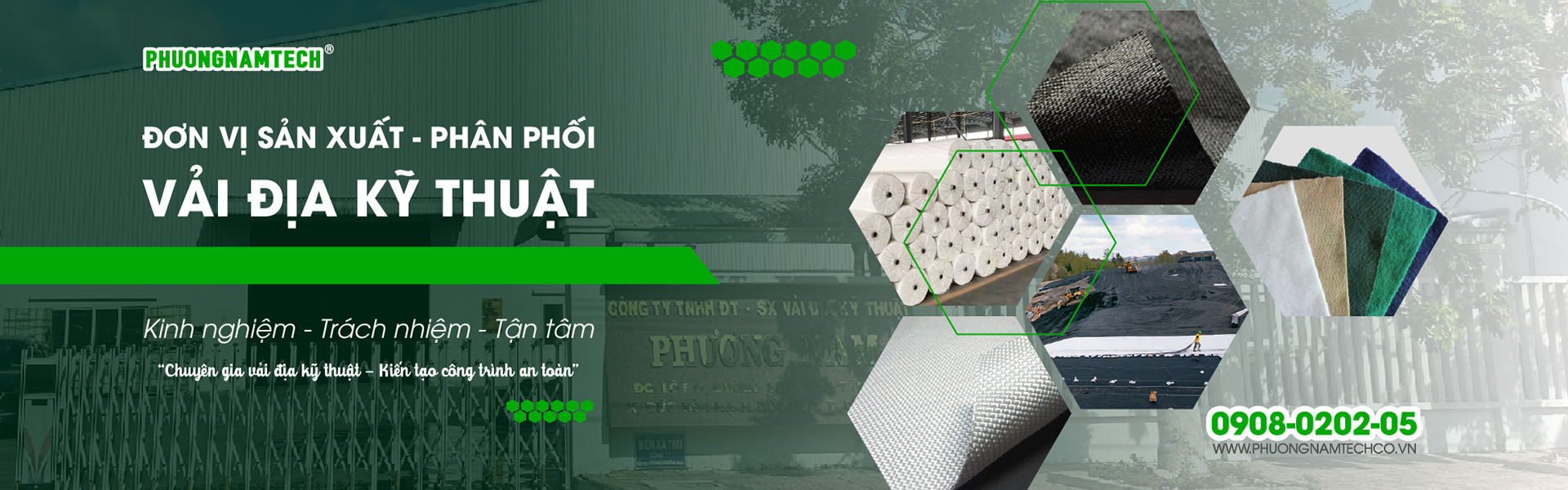 Ống địa kỹ thuật sau khi bơm đầy nước tạo thành đê tạm