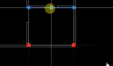 Phá khối hình chữ nhật bao cầu thang bằng lệnh X để các cạnh tách rời trong AutoCAD