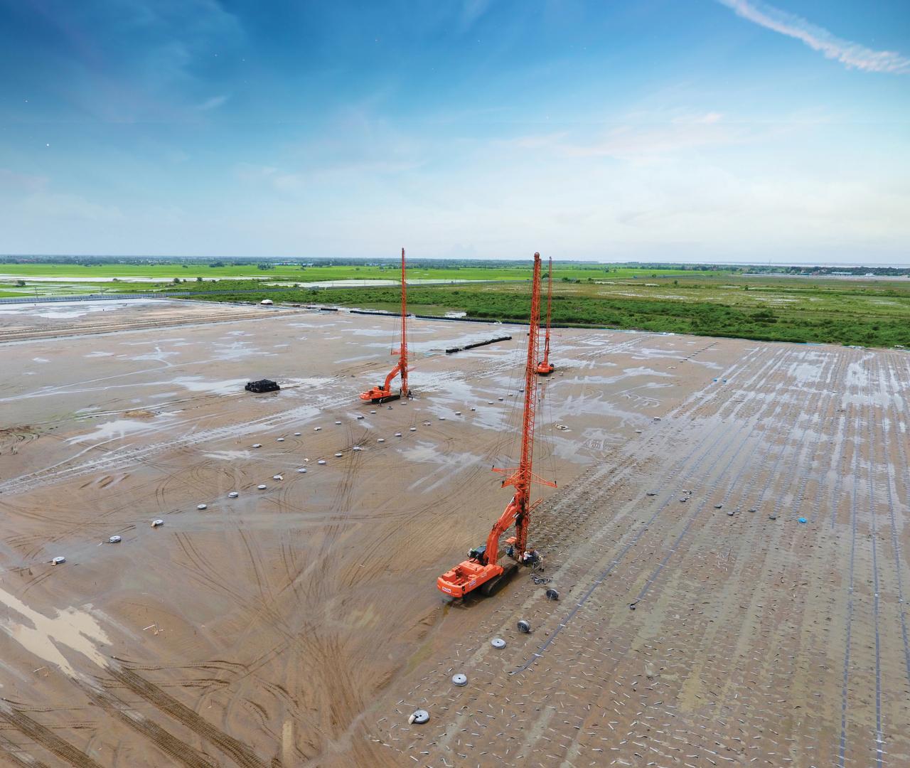 Phương pháp xử lý nền đất yếu với bấc thấm và hoạt động của bấc thấm trong việc thoát nước