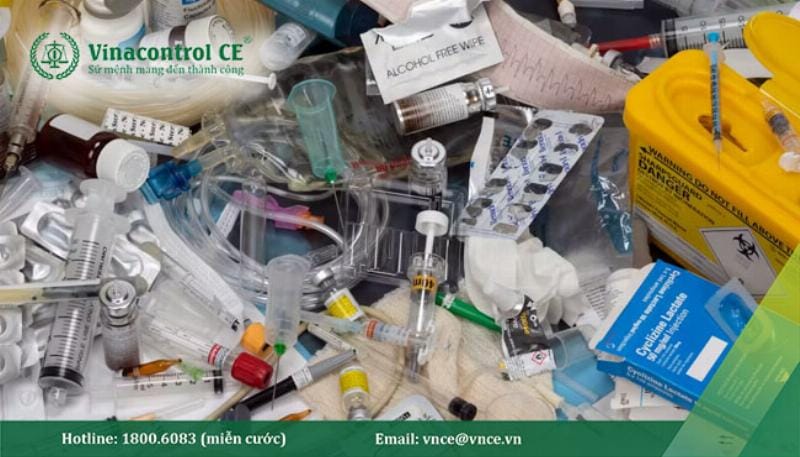 Minh họa quy trình phân loại rác thải y tế đúng chuẩn, từ khâu thu gom đến lưu trữ