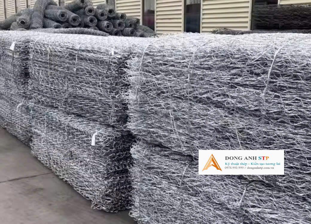 Quy trình sản xuất rọ đá bờ kè hiện đại và tiêu chuẩn