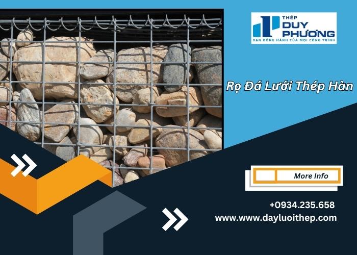 Rọ đá với dây thép cường độ cao chống sạt lở hiệu quả