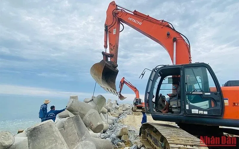 Rọ đá hộ chân đê chắn sóng hiệu quả tại miền Bắc Việt Nam