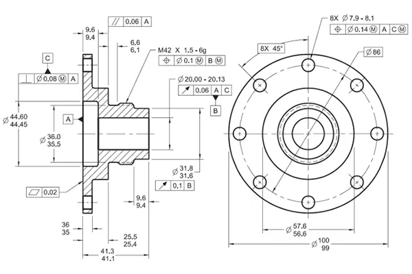 Sản phẩm ứng dụng thực tế từ lớp học Autocad online, cho thấy kỹ năng tạo bản vẽ kỹ thuật chuyên nghiệp và sẵn sàng cho công việc.