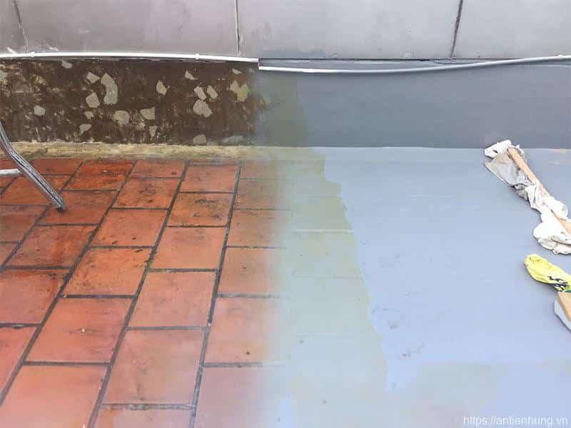 Quy trình thi công chống thấm sân thượng với nhiều lớp vật liệu