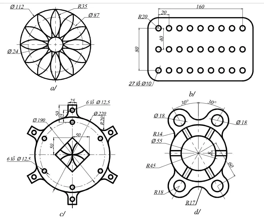 Sử dụng lệnh Move và Copy để sắp xếp các thành phần trong bản vẽ AutoCAD 2D