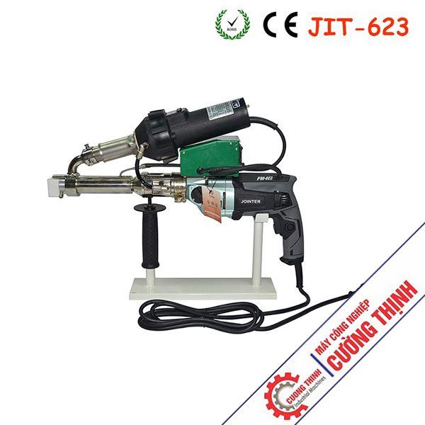 Sử dụng thiết bị hàn nhiệt khí nóng để vá bạt HDPE