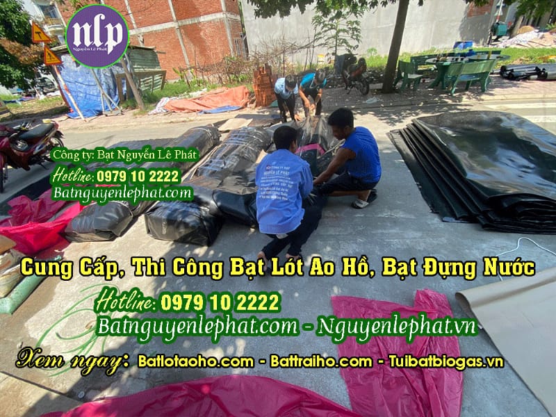 Thiết kế bạt trải ao ứng dụng thực tế trong công trình hồ chứa nước