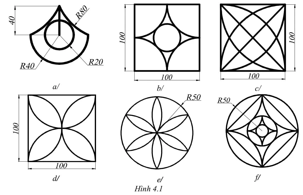 Thực hành vẽ các đường cong và cung tròn với lệnh ARC trong AutoCAD 2D
