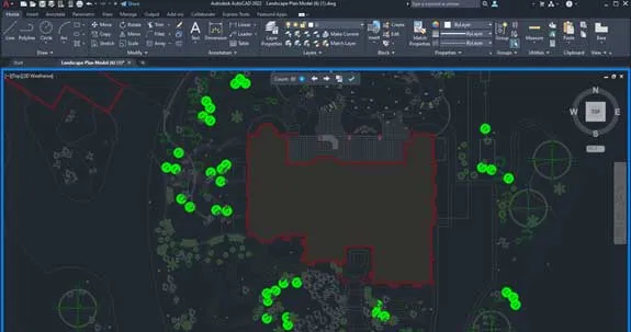 Tính năng đếm đối tượng tự động trong AutoCAD giúp giảm thiểu sai sót và tối ưu thời gian thiết kế với AutoCAD 2020