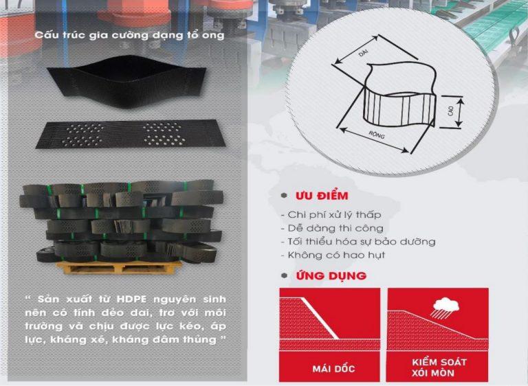 Vải địa kỹ thuật ART9 được ứng dụng rộng rãi trong việc xây dựng nền đường cao tốc, đường sắt, giúp tăng cường khả năng chịu tải và ổn định cho lớp nền đất yếu.