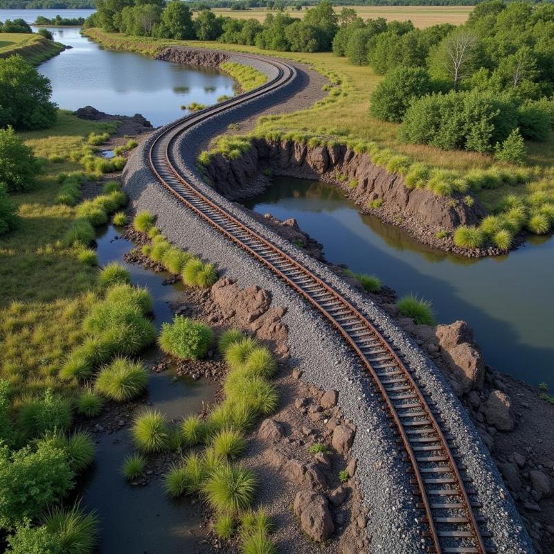 Ưu điểm của ống địa kỹ thuật trong nền đường sắt