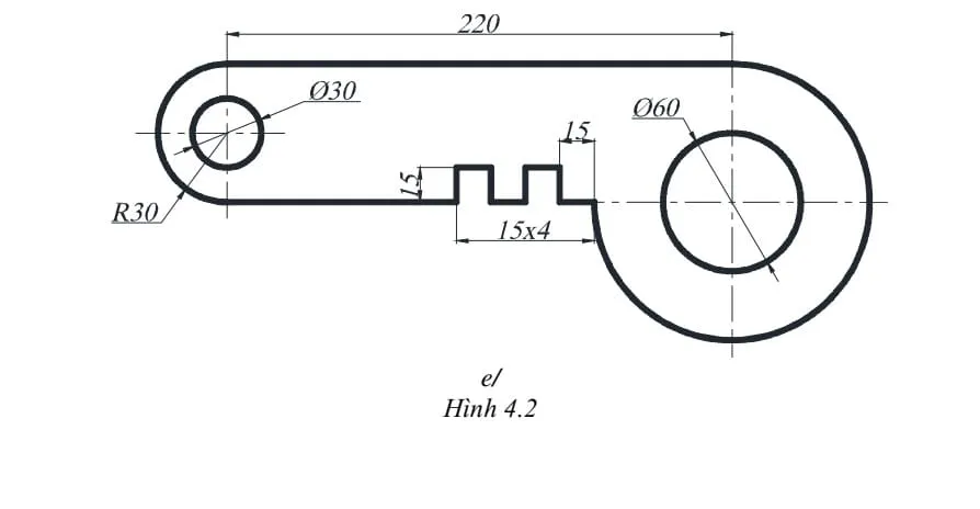 Vẽ các hình dạng phức tạp bằng lệnh PLINE trong AutoCAD 2D, kết hợp đường thẳng và cung tròn