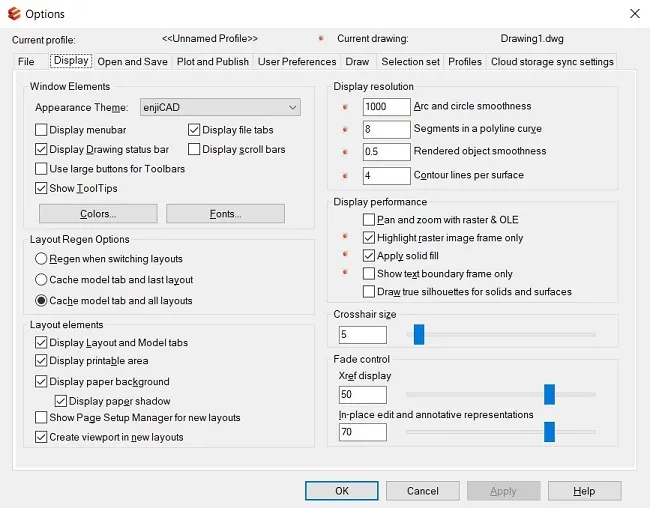 Các thông số thiết lập bản vẽ CAD chuẩn