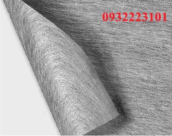 Cận cảnh cấu trúc sợi không dệt của vải địa kỹ thuật TS65 thể hiện khả năng thoát nước và lọc tuyệt vời